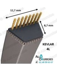 12 Courroies Trapézoïdales Poly-V PJ 640 - 12 Nervures, Longueur 640 Mm, Néoprène/polyester