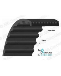Courroie Dentée 372-3MHTD3