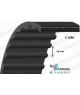 2380-S14M-100 Courroie simple dentée Super Torque S14M | Allocourroies.com