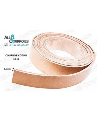 Courroie plate coton 3 Plis largeur 70mm - Longueur 2,6ml