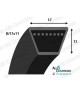 Courroie Trapézoidale Lisse B31.5 profil B 17x11mm - Allocourroies