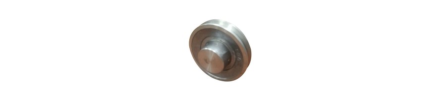 Poulies trapezoidale aluminium moyeux pleins | Allocourroies
