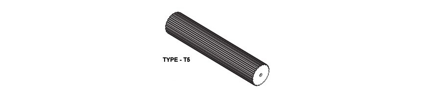 Barreau Denté T5 aluminium 6082 | Allocourroies.com