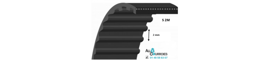 Courroie Super Torque Simple Dentée S2M | Allocourroies.com