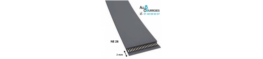 Courroie Plate NE26 | Allocourroies.com